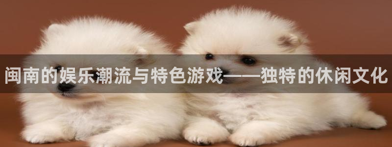 奇亿娱乐在线登录：闽南的娱乐潮流与特色游戏——独特的休闲文化